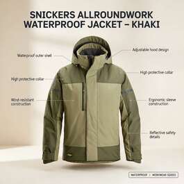 КУРТКА  SNICKERS AllroudWork VEEKINDEL KHAKIROH. 2XL