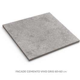 MATT PLAAT SEINTELE, PÕRANDALE, FASAADILE CEMENTO VIVO GRIS 60X60CM DG-2790