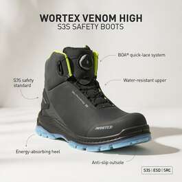 TURVAKENGÄT WORTEX VENOM HIGH S3S 43