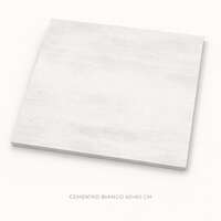 MAT WALL, FLOOR AND FACADE TILE CEMENTO BIANCO 60X60 CM AM-2388 MAT WALL, FLOOR AND FACADE TILE CEMENTO BIANCO 60X60 CM AM-2388