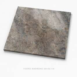 ПЛИТКА МАТОВАЯ ДЛЯ СТЕН, ПОЛА, ФАСАДА FERRO MARRONE 60X60СМ DG-2818