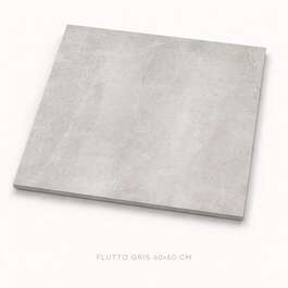 MATTE TILE FOR WALLS, FLOORS, FACADE FLUTTO GRIS 60X60CM DG-2795