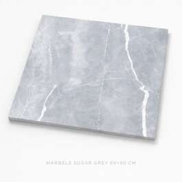 ПЛИТКА МАТОВАЯ ДЛЯ СТЕН, ПОЛА, ФАСАДА MARBLE SUGAR GREY 60X60СМ SH-2776