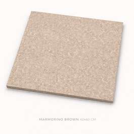MATTE TILE FOR WALLS, FLOOR, FACADE MARMORINO BROWN 60X60 CM DG-2787