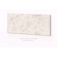 Wall tile  30,8X60,8X0,1 MEILA WHITE FLOWER