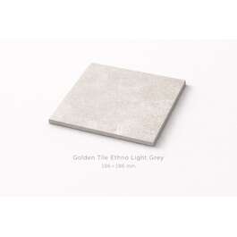 Põrandaplaat Golden Tile Ethno,helehall, 186x186