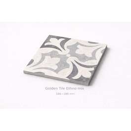 Lattialaatta Golden Tile Ethno, sekoitus, 186x186