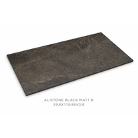 CERAMIC GRANITE 59,8X119,8X0,8 ALISTONE BLACK MATT R