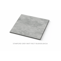 KERAAMILEN LATTA 59.8X59.8 STAMFORD GREY MATT RECT