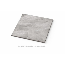 KERAAMILEN LATTA 60X60X0,88 BEDROCK FOG RECT