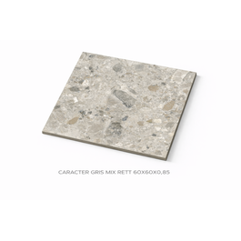 KERAAMILEN LATTA 60X60X0,85 CARACTER GRIS MIX RETT