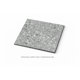 TÄISMASSPLAAT 60X60X0,88 TERAZZO GREY RECT