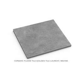 Ceramic floor tile Golden Tile Laurent,gray, 186x186