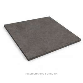 MATTA LATTIA- JA SEINÄLAATTA PRIS. RIVER GRAFITO 60X60 CM US-4189