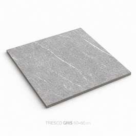 MATTE TILE FOR WALLS, FLOORS AND FACADES TRESCO GRIS 60X60 CM AM-2392