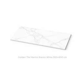 Seinälaatta Golden Tile Marmor Gold, valkoinen, 300x600
