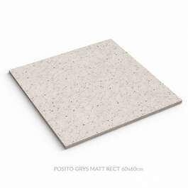 FLOOR TILE 59,8X59,8X0,8 POSITO GRYS MATT RECT