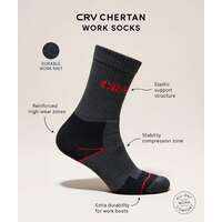 WORK SOCKS CRV CHERTAN 43-44/ 3 PAARI WORK SOCKS CRV CHERTAN 43-44/ 3 PAARI