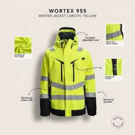 WINTER JACKET WORTEX 955 ARCTIC YELLOW L WINTER JACKET WORTEX 955 ARCTIC YELLOW L