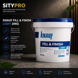Kevyt tasoitie (valmistasoite) KNAUF FILL & FINISH LIGHT 20kg Kevyt tasoitie (valmistasoite) KNAUF FILL & FINISH LIGHT 20kg