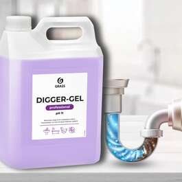 Digger-Gel Pipe Cleaning Gel 5.3 kg Grass