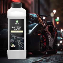 Matte Plastic Cleaner-Polish Polyrole Matte Vanilla 1L Grass
