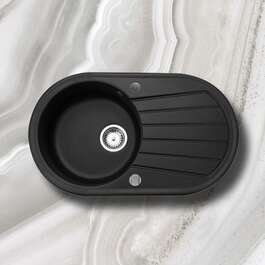 МОЙКА GRAN.WERBENA 20 78X46,5CM ЧЕРНАЯ МОЙКА GRAN.WERBENA 20 78X46,5CM ЧЕРНАЯ