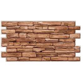 PANEEL PVC 408 KILTKIVI PUNANE 985X498mm