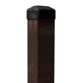СТОЛБ ДЛЯ ЗАБОРА  PVC 40X60X2300 коричневый