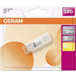 BULB  OSRAM 2,6W/827 G9 230V LEDSTAR BL 290lm