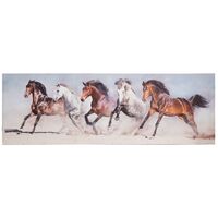 PICTURE CLEO 150X50CM HORSES