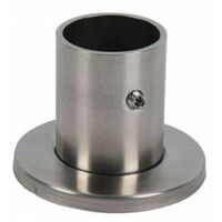 PIPE CARRIER SLEEVE WALL-END 32MM POLISHED RV STEEL