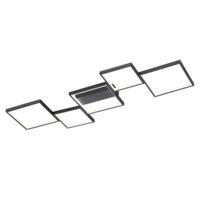 Ceiling lamp TRIO SORRENTO 34W 3400lm SMD LED MUST