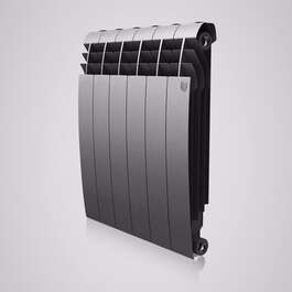 WALL MOUNTED ALUMINUM RADIATOR HEATER BILINER BIMETALL 500 10 RIBI SATIN