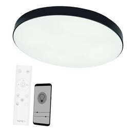 Ceiling Light Fixture BOSTON LED 2x48W 600x50mm 7200 lm Black