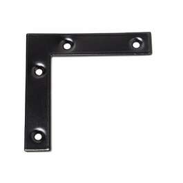 УГОЛОК КРЕПЕЖНЫЙ ПЛОСКИЙ  70x70 BLACK 4TK/PK