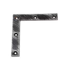 УГОЛОК КРЕПЕЖНЫЙ ПЛОСКИЙ  100x100 ANTIIKBLACK 4TK/PK