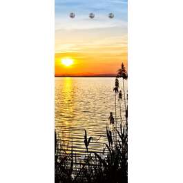 KLAASGARDEROOB 50X125CM PÄIKESELOOJANG