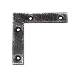 УГОЛОК КРЕПЕЖНЫЙ ПЛОСКИЙ  70x70 ANTIIKBLACK 4TK/PK