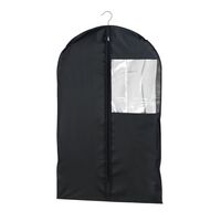 CLOTHES PROTECTION BAG DEEP BLACK 100X60cm