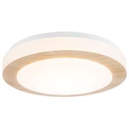 VALGUSTI GORDON 8W LED 640lm D28cm VALGE/TAMM PLAF