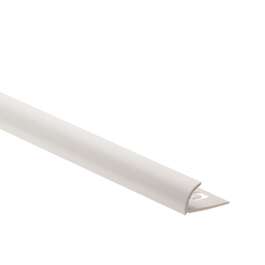 P SHAPED TILE TRIM 12mm VÄLISNURK white 101 2.5m