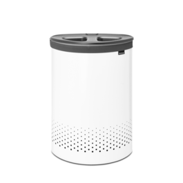 PESUKORV BRABANTIA 55L JAOTUSEGA white