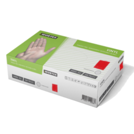 ПЕРЧАТКИ ОДНОРАЗОВЫЕ   WORTEX VINÜÜL 100TK/PK L