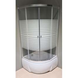 Corner Shower + High Base SUKUA-K90 90x90x200 cm
