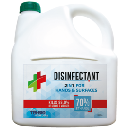 DESINFEKTANT TRI-BIO 2in1 KÄTELE JA PINDADELE 3L