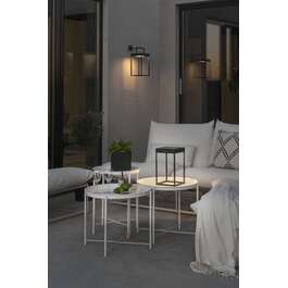 Outdoor Wall Light PORTOFINO SOLAR/USB 2700/3000K BLACK