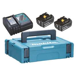 POWERPACK MAKITA 2x4,0Ah 18V+LAADIJA DC18RC