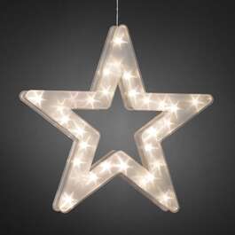 CHRISTMAS LIGHT STAR 50cm LED IP20 VALKOINEN