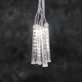 JOULUVALO ICICLE 60 LED IP44 VALKOINEN